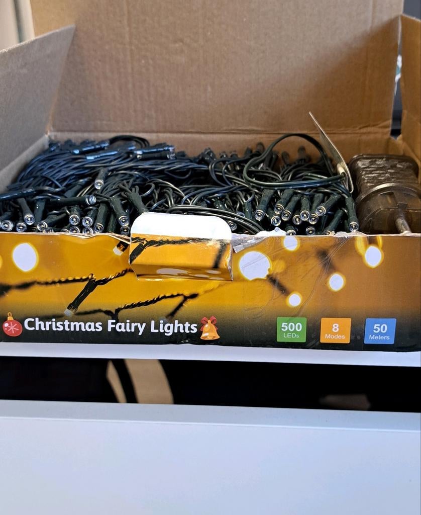 Kerstboomverlichting 500 LED 50m, -, -, Nieuw, Ophalen of Verzenden