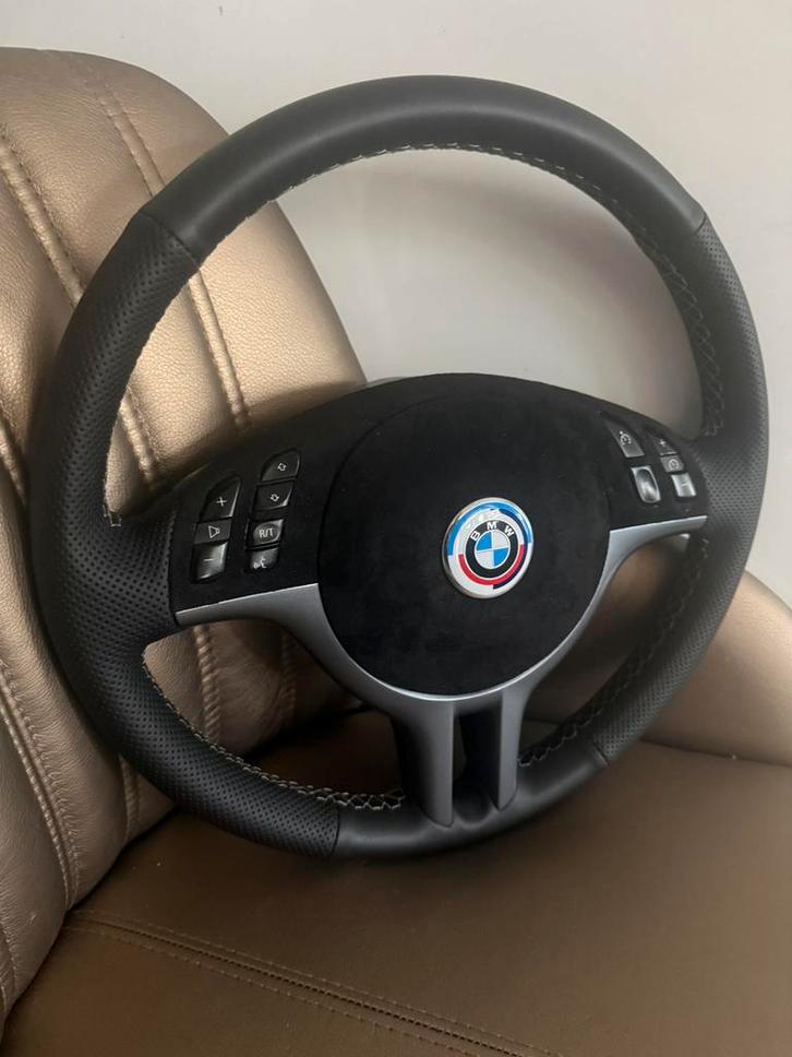 Bmw E39 E46 E53 E83 leder stuur, Auto-onderdelen, Interieur en Bekleding, BMW, Ophalen of Verzenden