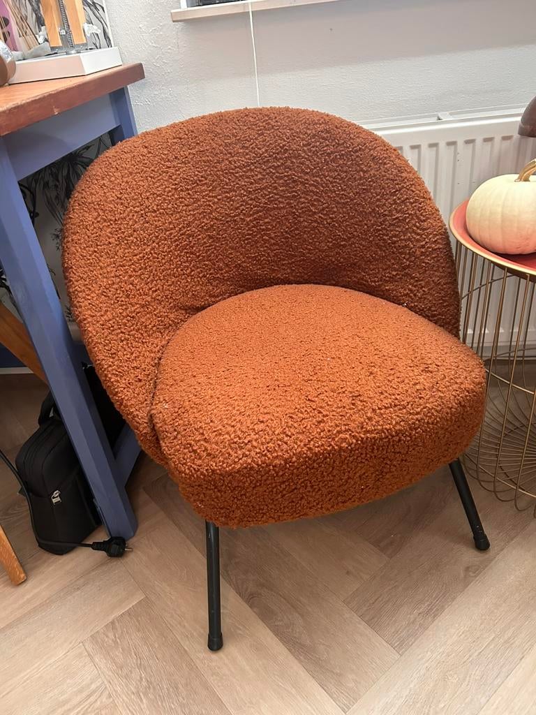 Stoeltje, Huis en Inrichting, Fauteuils, Gebruikt, Minder dan 75 cm, Ophalen of Verzenden, Stof