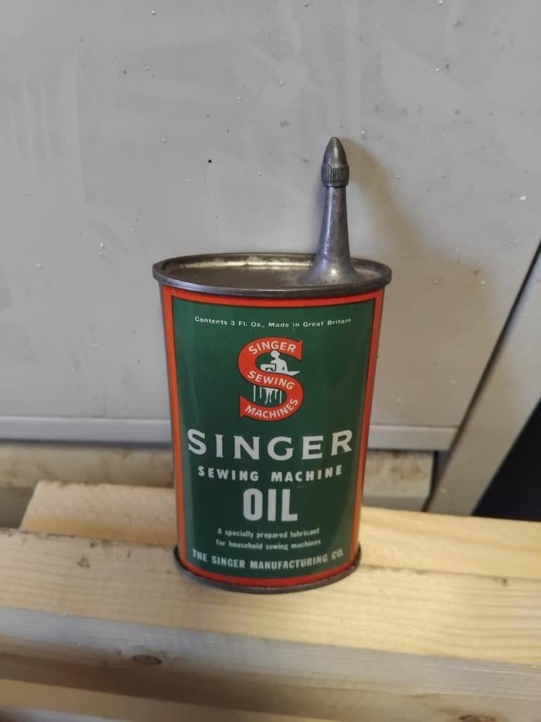 Singer Handy Oil blikje., Ophalen of Verzenden, Gebruikt, Verpakking
