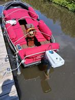 Motorboot met elektrische buitenboordmotor, Ophalen, Overige materialen, Gebruikt, Elektrisch