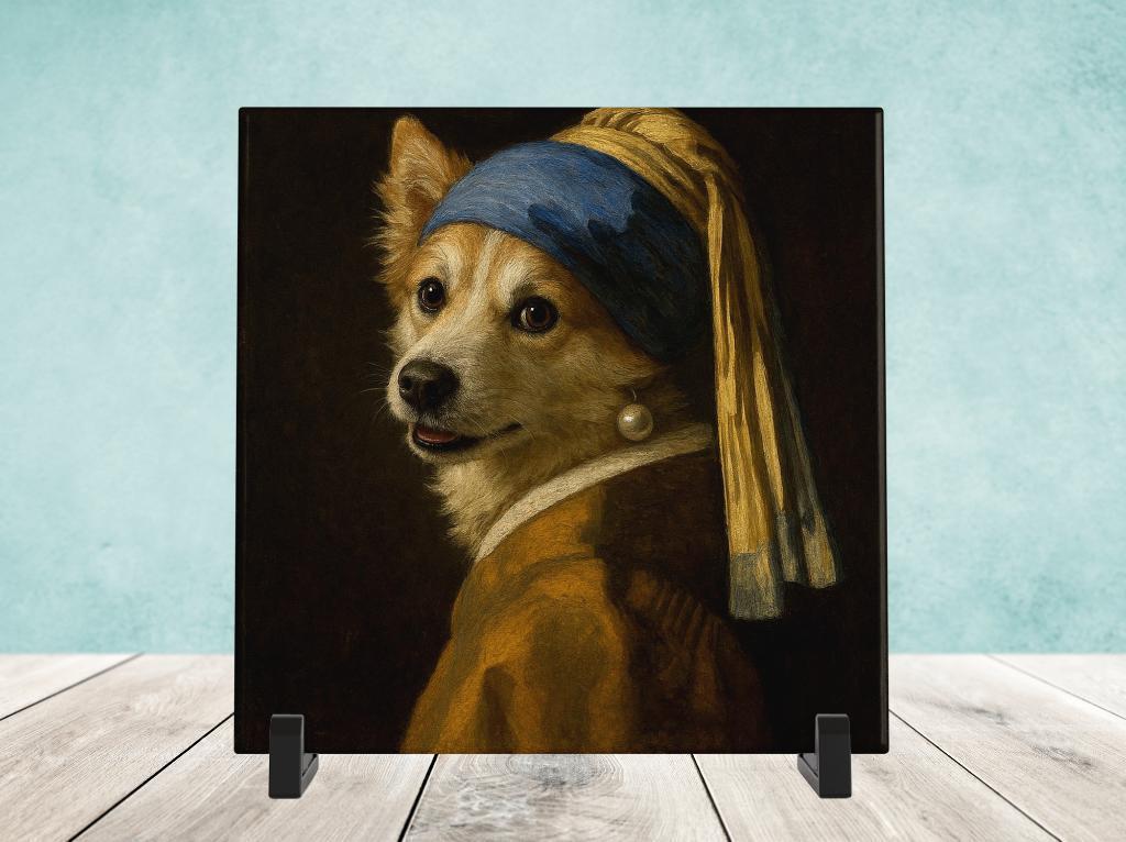 Meisje met de Parel - IJslandse hond, Verzenden, Nieuw