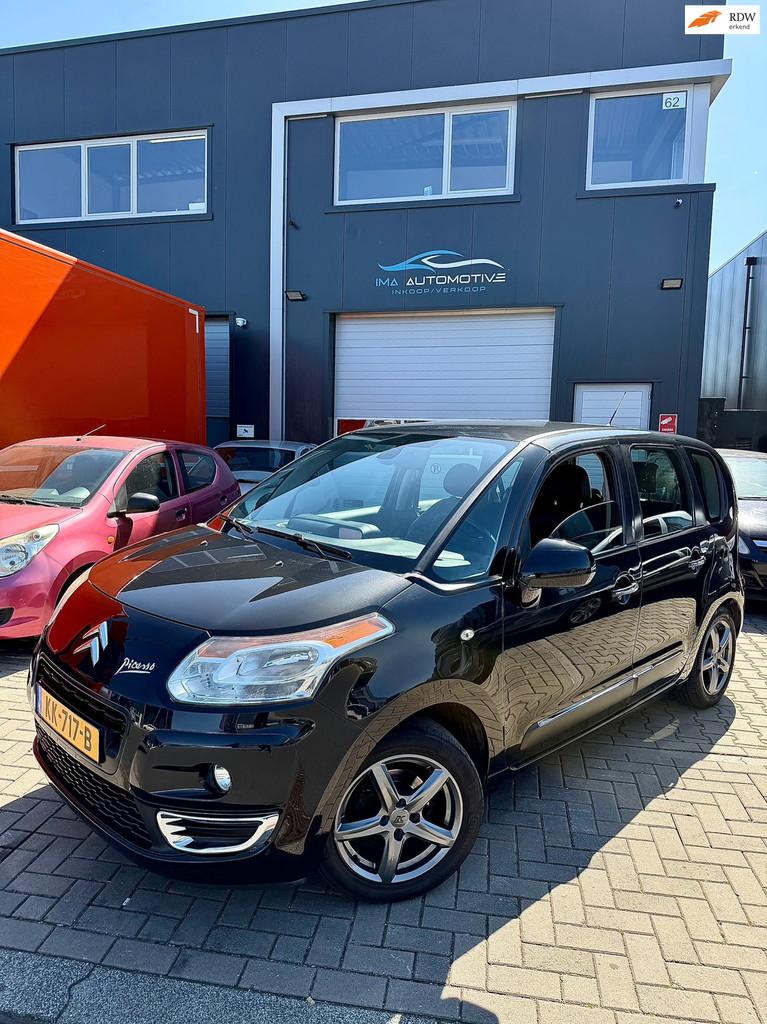 Citroen C3 Picasso 1.4 VTi Exclusive |Cruise|Clima|Leder|Nie, Auto's, Citroën, Voorwielaandrijving, 15 km/l, Gebruikt, Zwart
