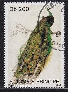 2361 – Sao Thome E Principe michel 1356 gestempeld , Pauw, Postzegels en Munten, Verzenden, Overige landen, Gestempeld