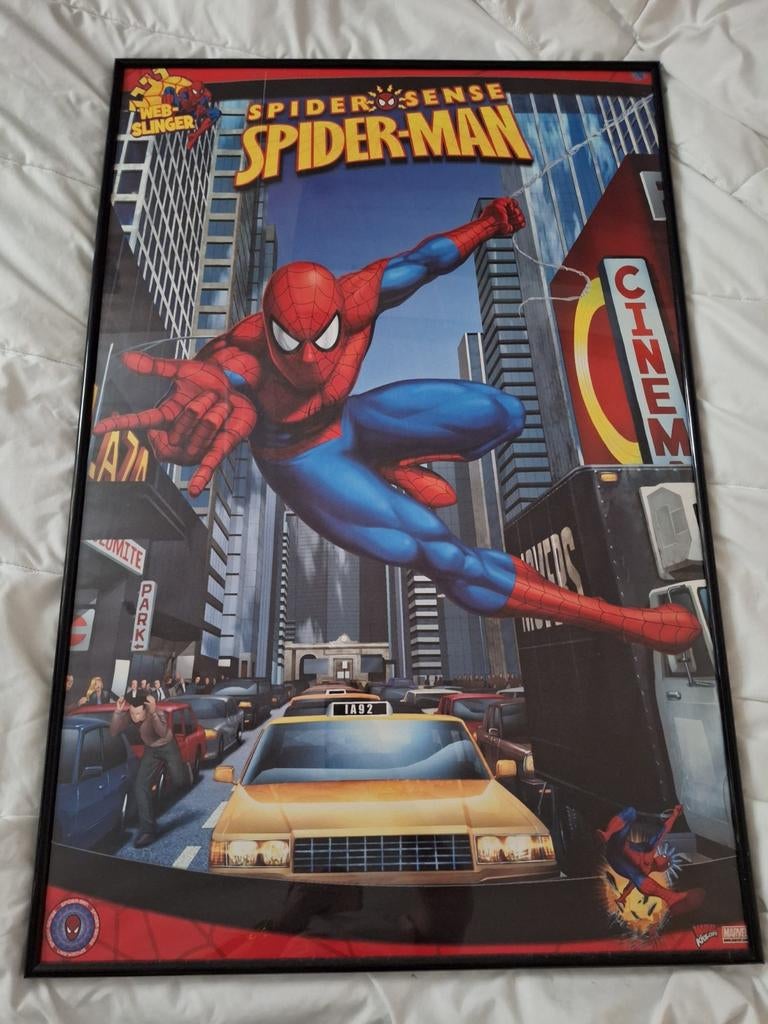 Spiderman poster in lijst, Ophalen, A1 t/m A3