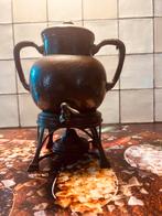 Koffie kraantjeskan roodkoper met brander, Ophalen of Verzenden, Koper