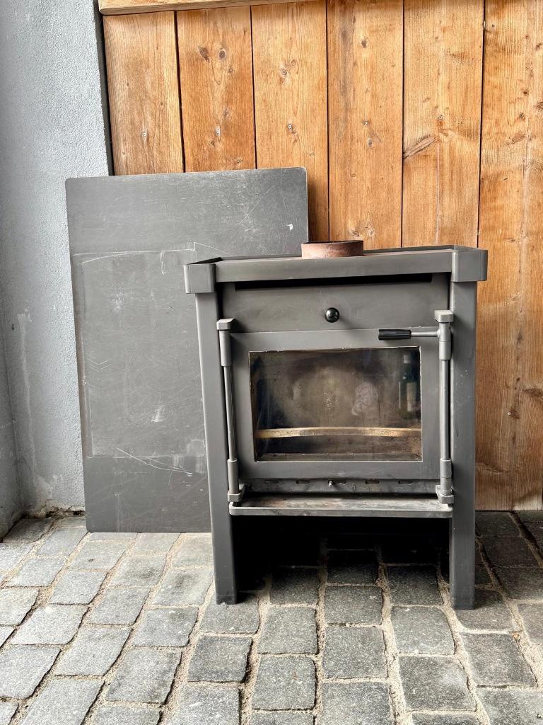 Janus houtkachel, Huis en Inrichting, Ophalen, Gebruikt, Vrijstaande haard, Houthaard