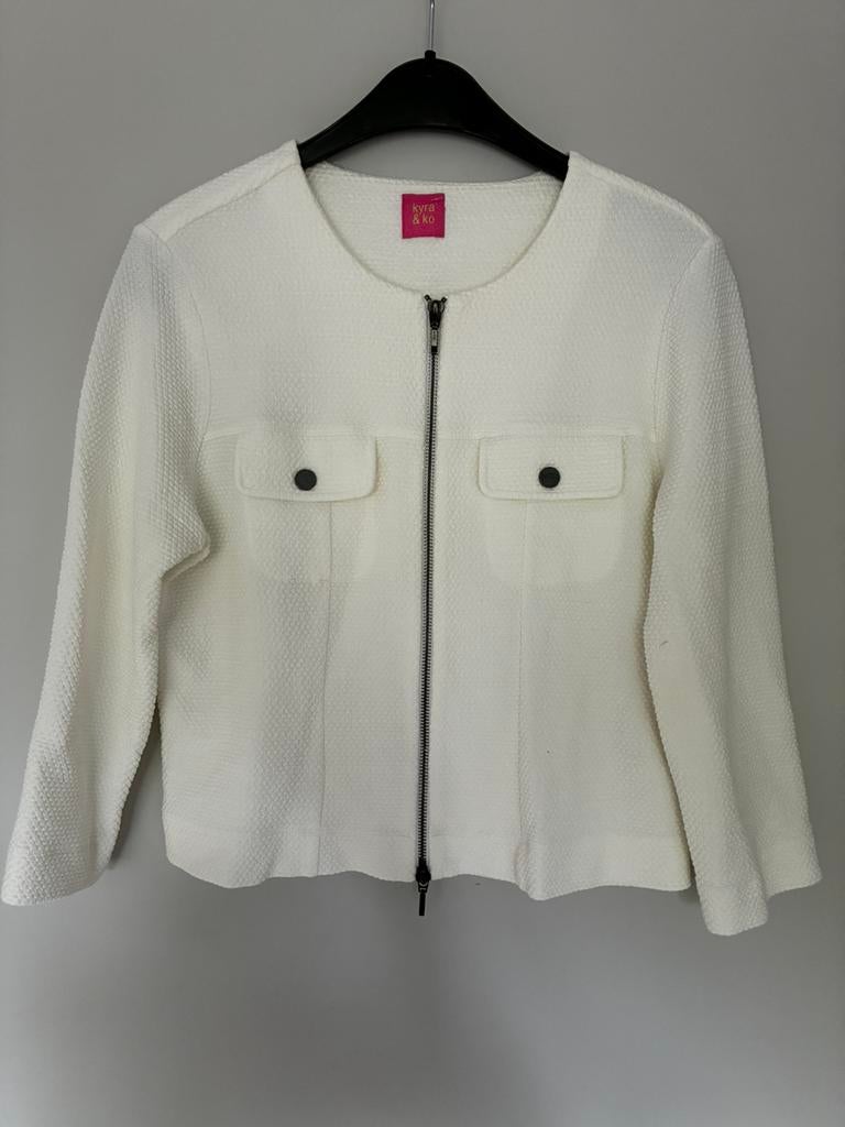 Prachtig jasje van Kyra en Ko, L, wit, nieuw, Ophalen of Verzenden, Zo goed als nieuw, Wit