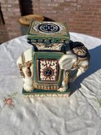 Decoratieve keramische olifant met standaard, Ophalen of Verzenden