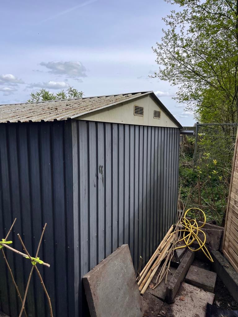 Metalen tuinhuis, Tuin en Terras, Tuinhuizen, Ophalen, Tuinhuis, 250 tot 500 cm, Zonder ramen