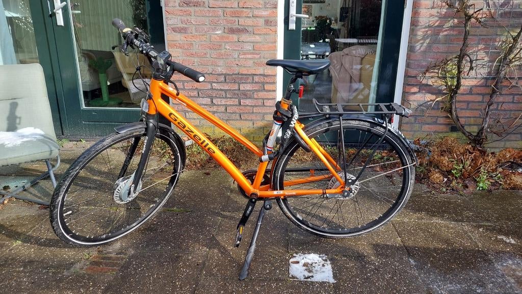 Gazelle fiets Team NL, Fietsen en Brommers, Ophalen, Versnellingen, Schijfrem, Gazelle