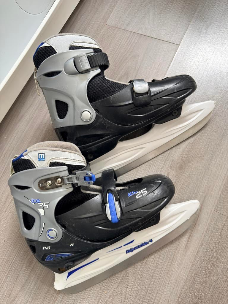 Verstelbare ijshockeyschaatsen, Nijdam, maat 38-41, Sport en Fitness, IJshockey, Ophalen, Gebruikt, Schaatsen