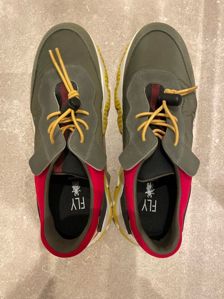 Fly London Dames Schoenen - Groen, Rood, Geel, Nieuw, Ophalen of Verzenden, Sneakers of Gympen, Groen