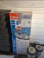 Zwembad 366 cm, Ophalen, Minder dan 80 cm, Rond, 300 cm of meer