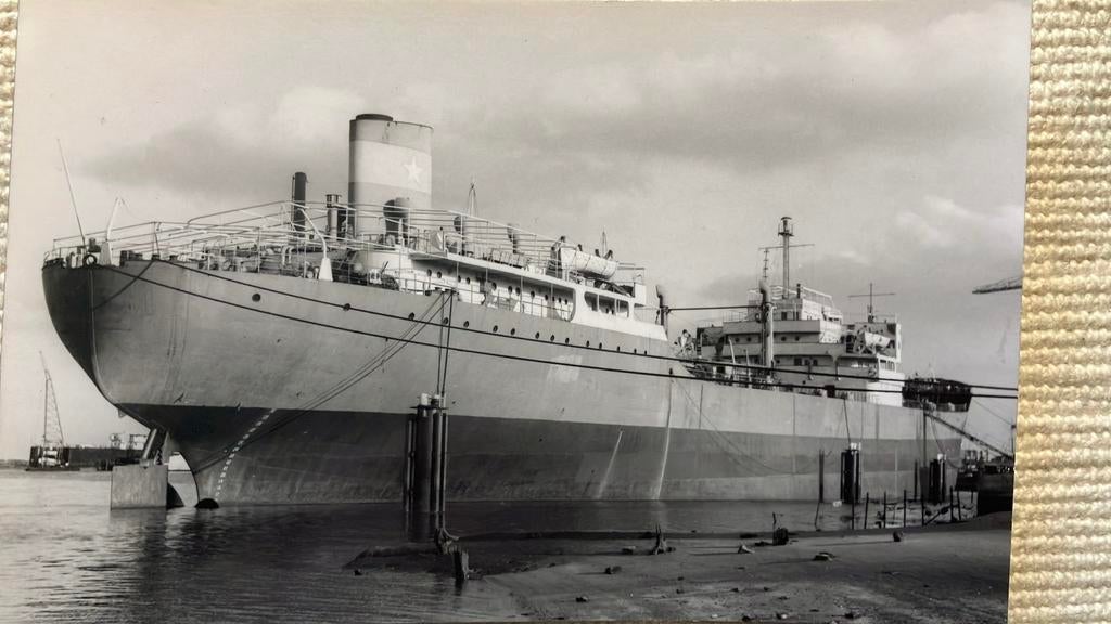 SHERATAN   1953-1956 NDSM  Nievelt Goudriaan, Ophalen of Verzenden, Zo goed als nieuw, Kaart, Foto of Prent