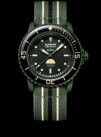 SWATCH X BLANCPAIN - Scuba Fifty athoms - GREEN ABYSS, Ophalen of Verzenden, Nieuw, Kunststof, Swatch