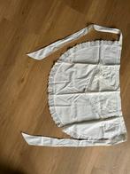 Vintage wit schort met kanten details, Ophalen of Verzenden, Zo goed als nieuw, Carnaval