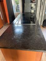 Arduin / Belgisch hardsteen werkblad 3 cm – 4 delen blad, Ophalen, Gebruikt, Zwart, 50 tot 100 cm