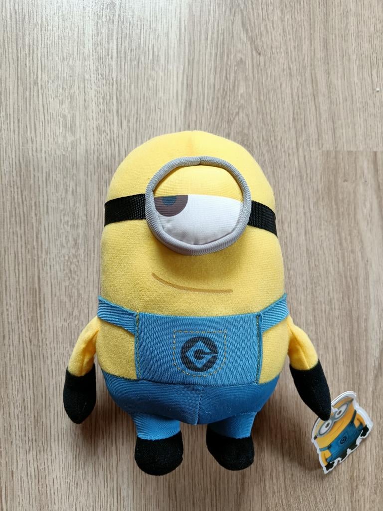 Minion knuffel met label, Ophalen of Verzenden, Nieuw, Overige typen