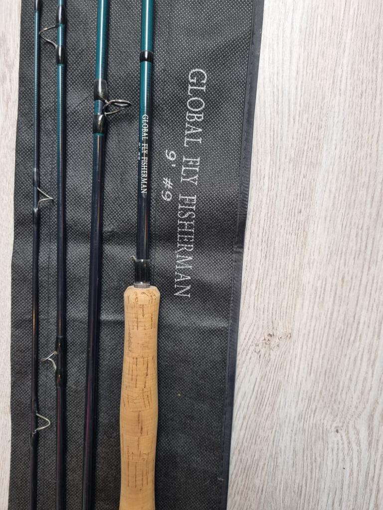 Global Fly Fishing vliegenhengel #9, Watersport en Boten, Ophalen, Zo goed als nieuw, Overige typen