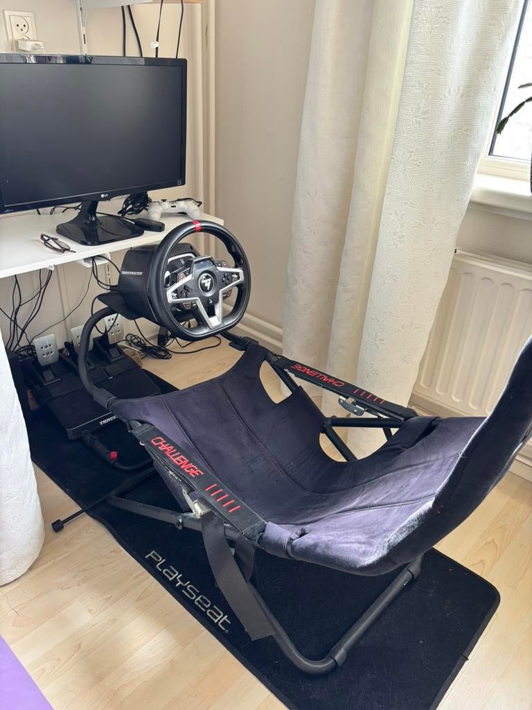 Compl. F1 sim set,PS4, Playseat , stuur, scherm, 2.1 boxen!, Spelcomputers en Games, Spelcomputers | Sony PlayStation Consoles | Accessoires