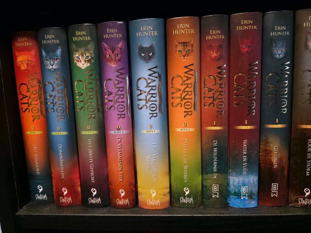 Warrior Cats boeken, Boeken, Ophalen, Zo goed als nieuw, Erin Hunter, Fictie