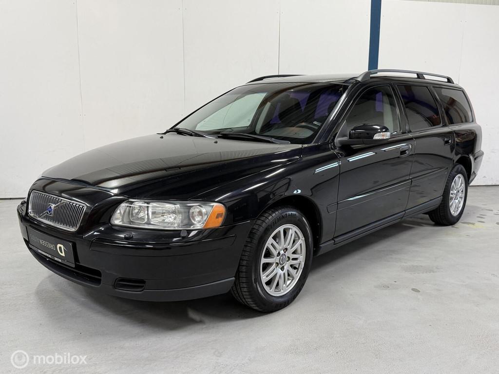 Volvo V70 2.4 Kinetic 170PK / YOUNGTIMER, Auto's, Voorwielaandrijving, Gebruikt, Zwart, 1470 kg