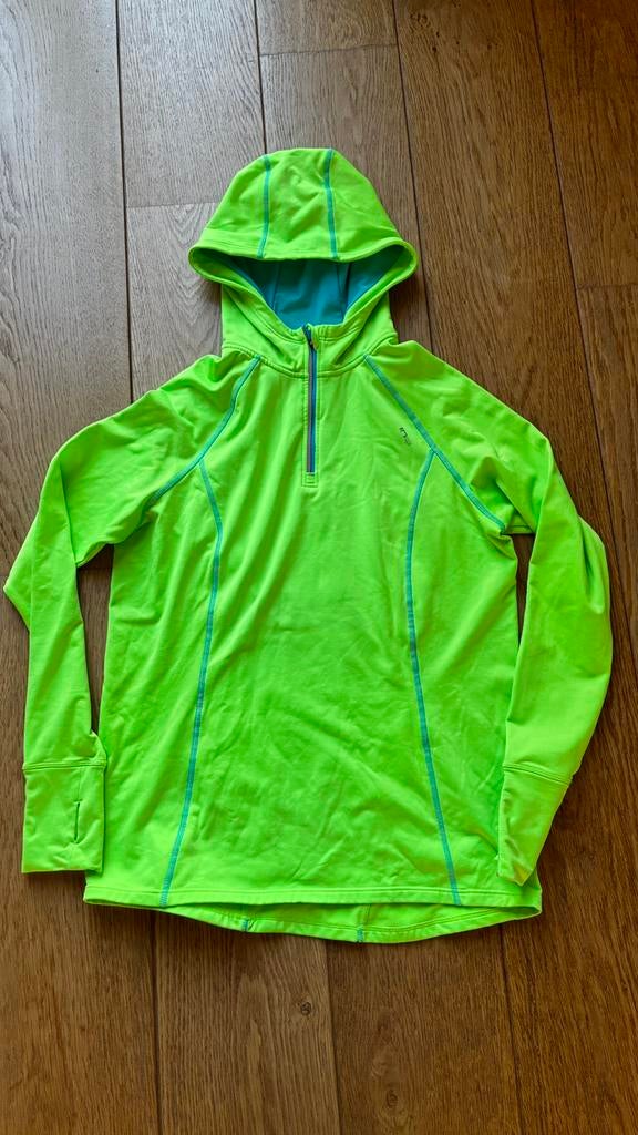 Lange mouwen in felle kleur, Kleding | Dames, Sportkleding, Ophalen of Verzenden, Zo goed als nieuw, Groen, Maat 42/44 (L)