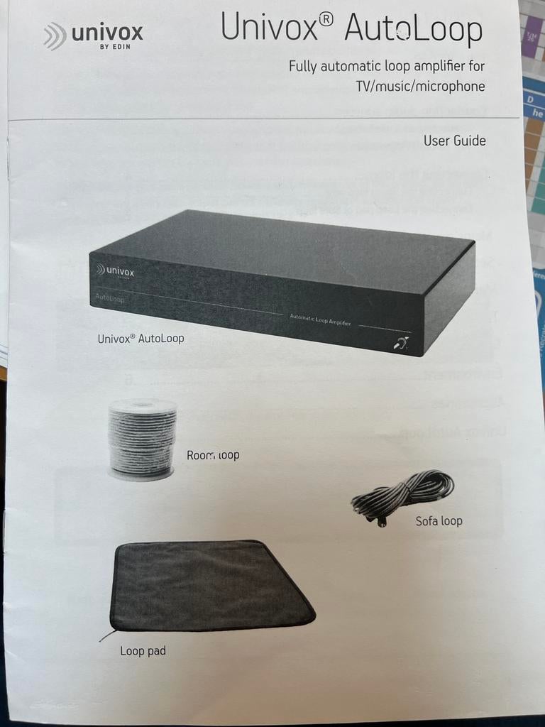 Univox AutoLoop ringleiding versterker, Audio, Tv en Foto, Ophalen, Nieuw, Overige systemen, Overige merken