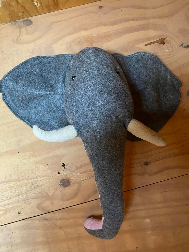 Olifanten dierenkop voor aan de muur van Childhome, Ophalen of Verzenden, Zo goed als nieuw, Wanddecoratie