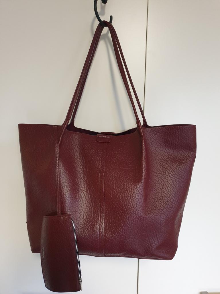 Handtas, schoudertas, tas, boodschappentas, (kunst) leer, Sieraden, Tassen en Uiterlijk, Tassen | Damestassen, Ophalen