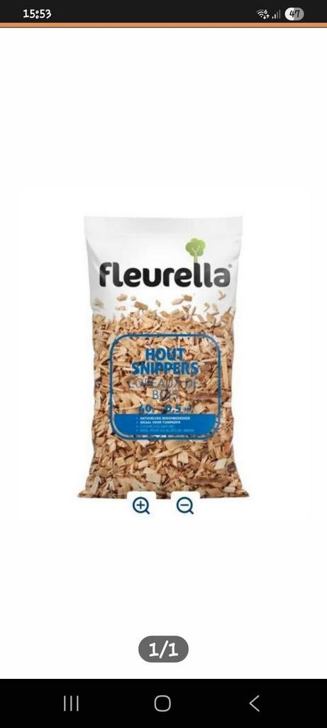 Fleuralla Houtsnippers 40L, Ophalen, Nieuw, Ophoogzand
