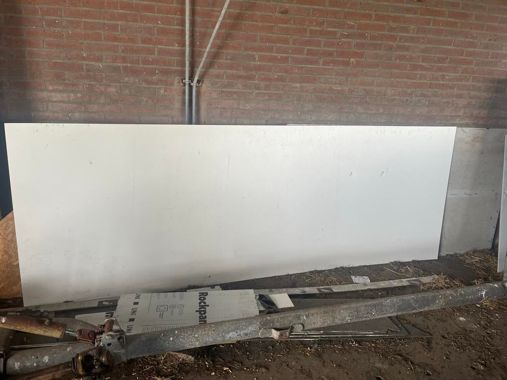 Witte Trespa plaat, Ophalen, Gebruikt, HPL, Minder dan 20 mm