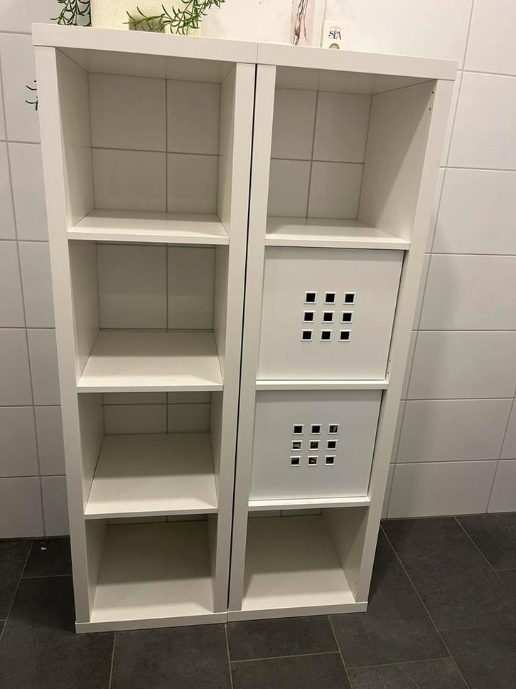 3 stuks kastje IKEA Kallax, Huis en Inrichting, Kasten | Boekenkasten, Zo goed als nieuw, 50 tot 100 cm, 100 tot 150 cm, 25 tot 50 cm