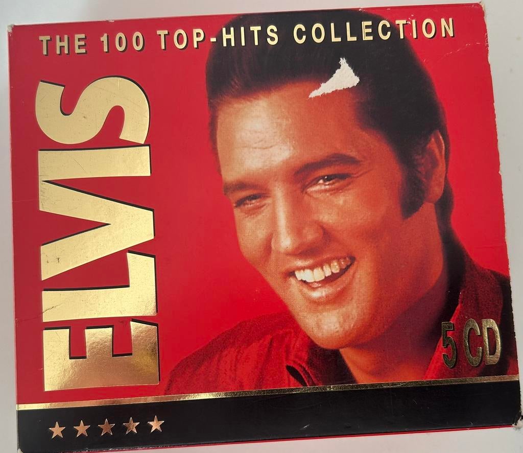 5 cd box van Elvis Presley top 100 hits, Cd's en Dvd's, Ophalen of Verzenden, Zo goed als nieuw, Pop, Boxset