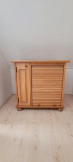 Blank eiken tv meubel, Ophalen, Gebruikt, 50 tot 100 cm, Minder dan 100 cm