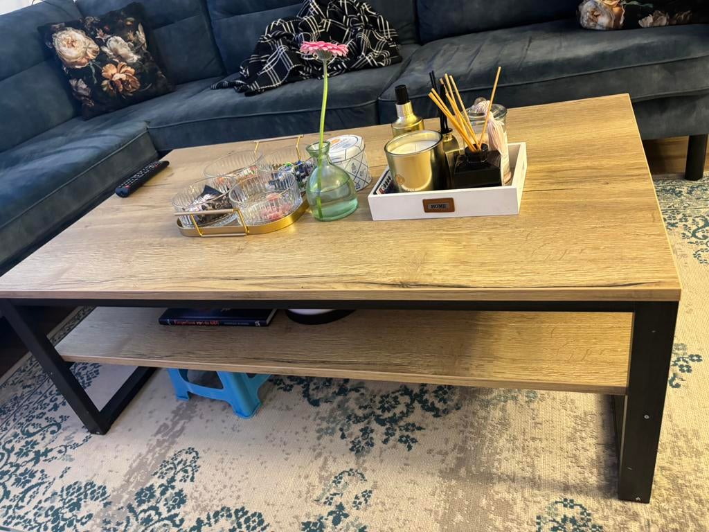 Mooie salontafel 118x67x43, Ophalen, 100 tot 150 cm, 50 tot 100 cm, Zo goed als nieuw