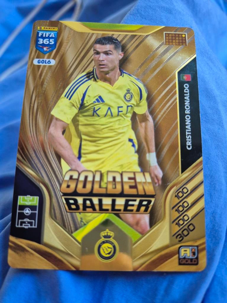 Panini FIFA 365 Adrenalyn XL 2026 GOUD Ronaldo, Ophalen of Verzenden, Nieuw, Sport