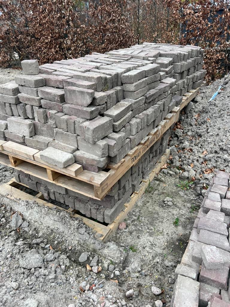 Oud gebakken waaltjes 27m2, Ophalen of Verzenden, Zo goed als nieuw, Klinkers