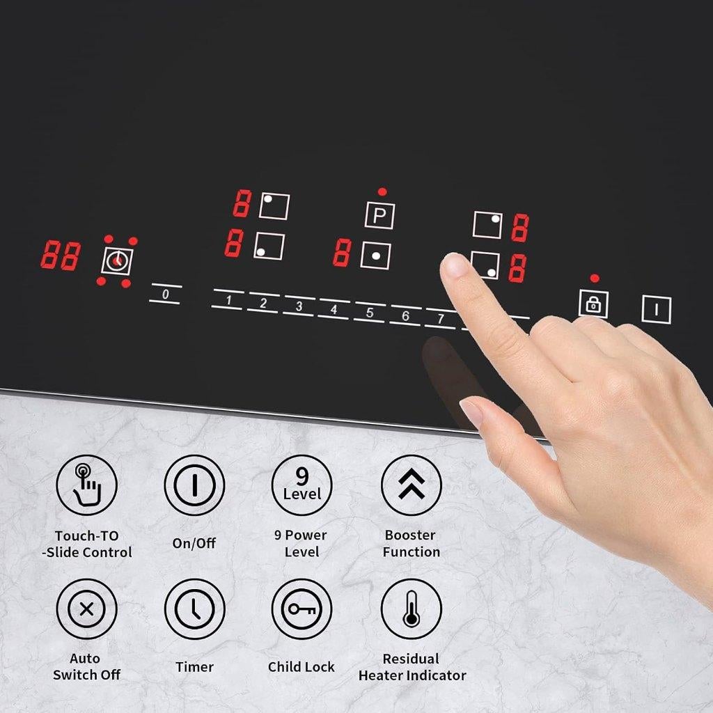 INDUCTIE KOOKPLATEN in de volgende maten: 60-70-77-90cm, Witgoed en Apparatuur, Kookplaten, Ophalen, Nieuw, Inbouw, Inductie