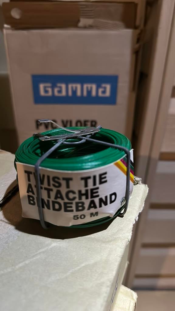 Binddraad 50 stuks, Ophalen of Verzenden, Zo goed als nieuw, Wit