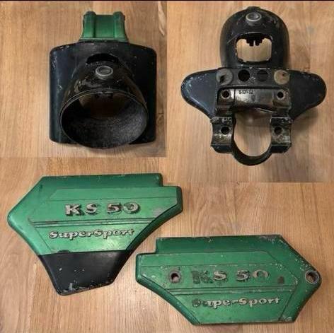 Zundapp 517 zijkappen en koplamphuis, Fietsen en Brommers, Brommeronderdelen | Zundapp, Gebruikt, Overige typen, Ophalen of Verzenden