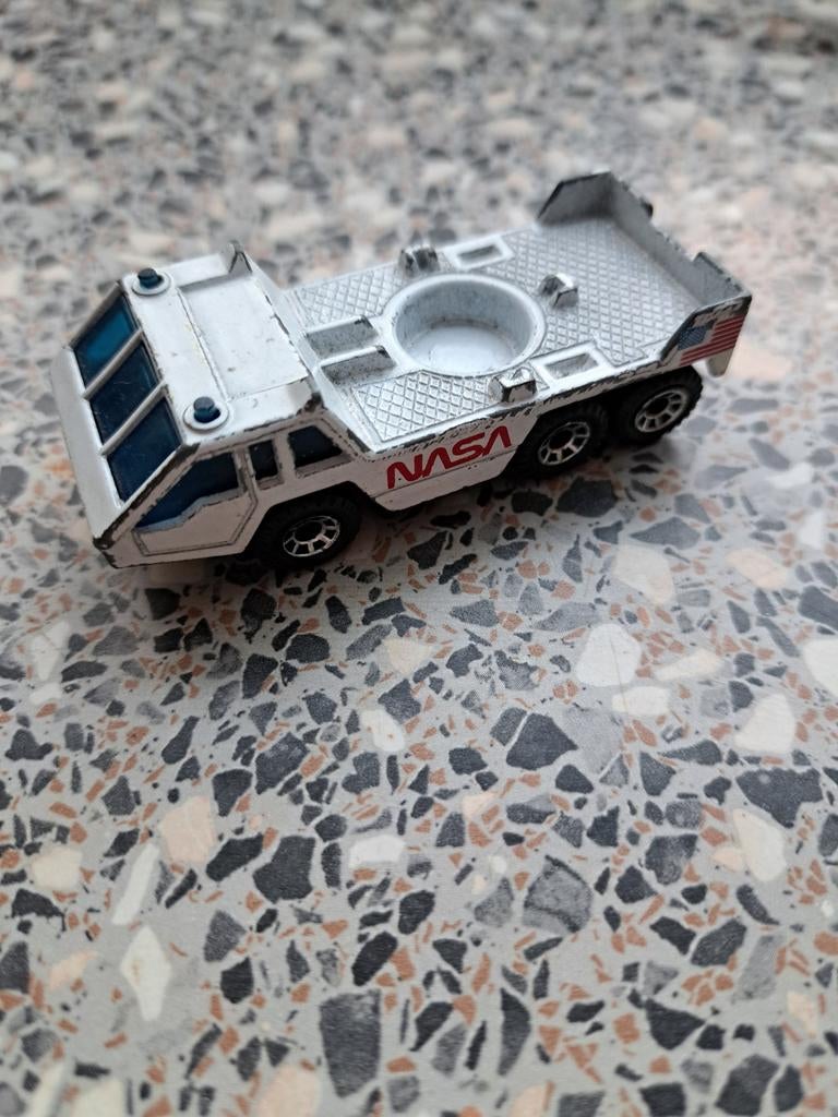 Nasa auto.
Matchbox Nasa transporter.
Vintage, Ophalen of Verzenden, Gebruikt, Matchbox