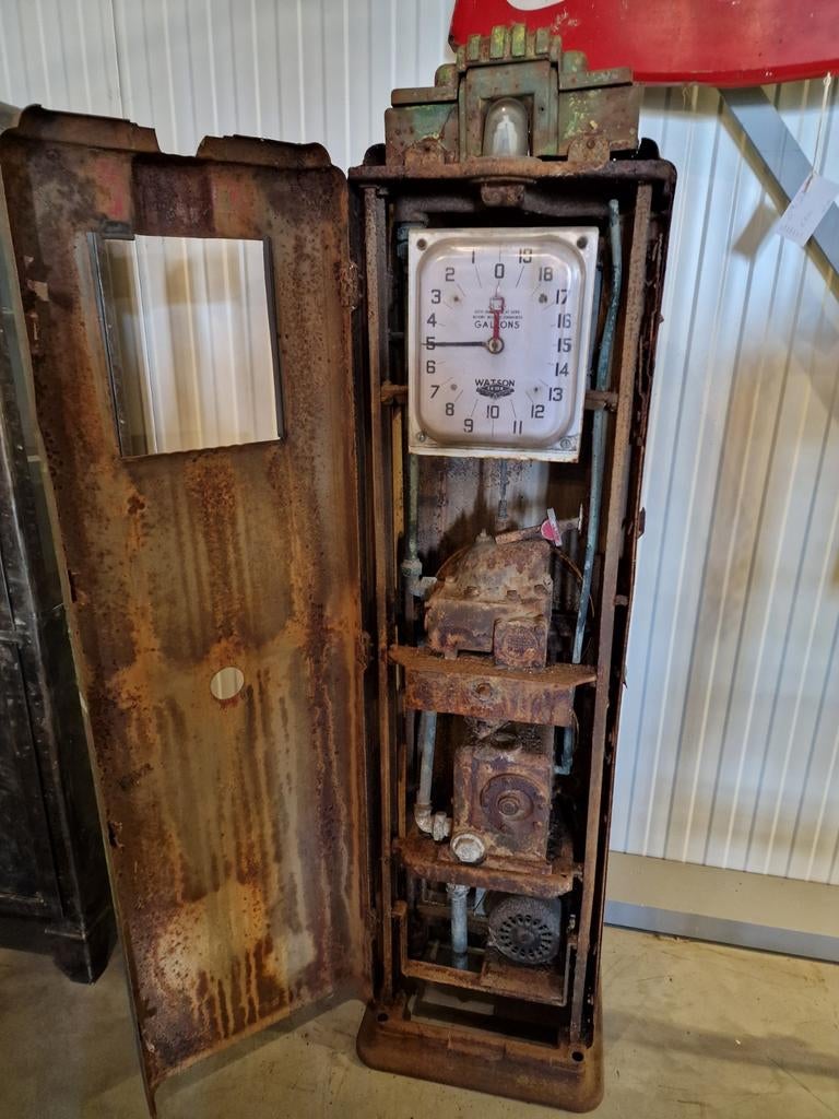 Art deco benzinepomp erie 90 .1938, Verzamelen, Automaten | Overige, Ophalen, Gebruikt