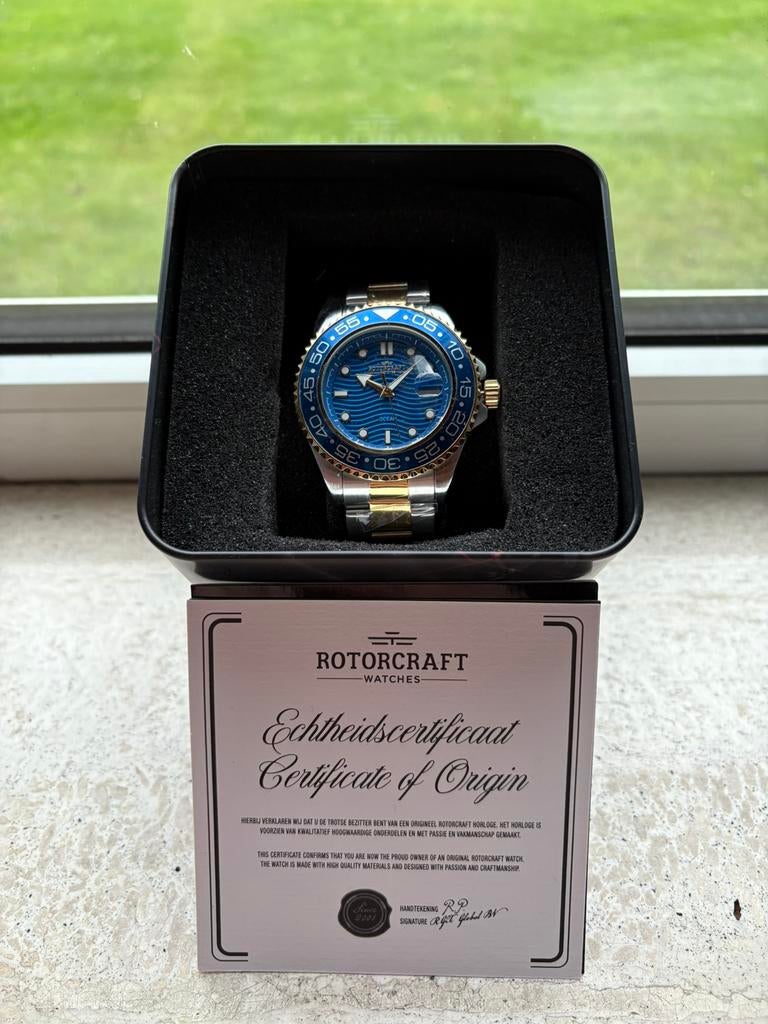 Rotorcraft horloge Ocean RC4404, Ophalen of Verzenden, Nieuw, Staal, Overige merken