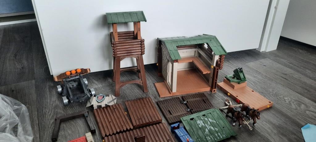 Grote partij playmobil niet compleet, Ophalen, Gebruikt, Poppenhuis