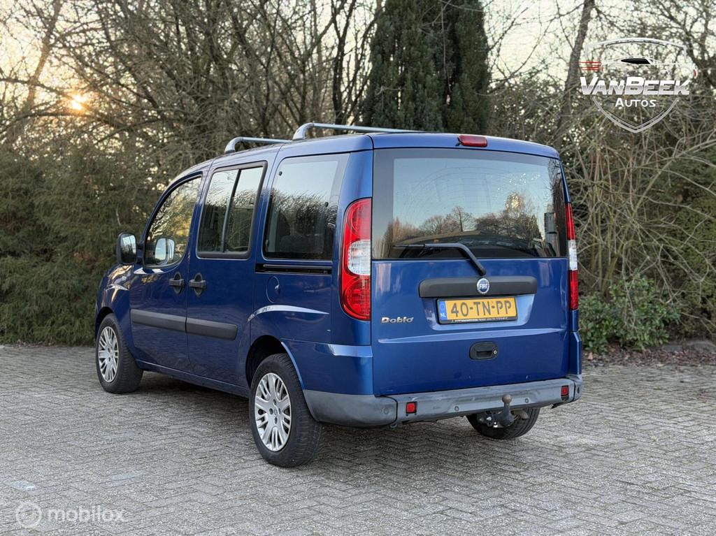Fiat Doblo 1.4 Family Plus Apk Nap 7 Persoons, Auto's, Fiat, Voorwielaandrijving, Gebruikt, 4 cilinders, Blauw