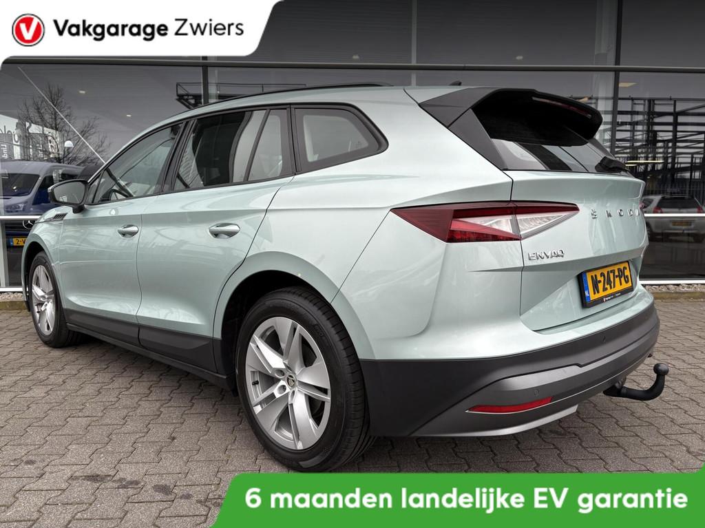 Skoda Enyaq iV 60 SOH93.1%/PDC/Carplay/Trekhaak/Cruise, Auto's, Skoda, Automaat, 397 km, Achterwielaandrijving, Gebruikt