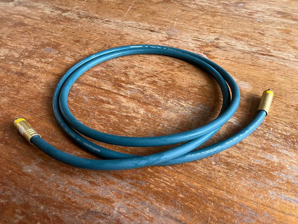 Vintage AudioQuest Video Two DigiCoax 150cm videoquest, Audio, Tv en Foto, Audiokabels en Televisiekabels, Ophalen of Verzenden