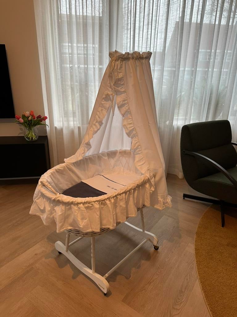 Vintage Leipold wieg met toebehoren, Kinderen en Baby's, Ophalen, Gebruikt, Wieg